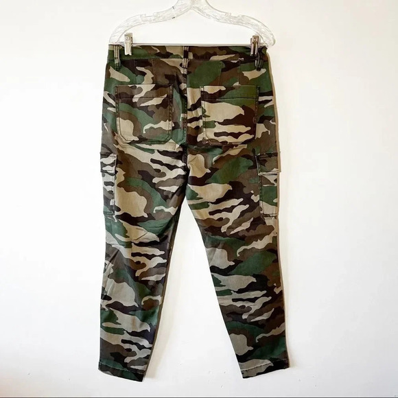 J Crew Camo Cargo Skinny 31P Camouflage Pants Fall Trends Toothpick - Picture 2 of 10
